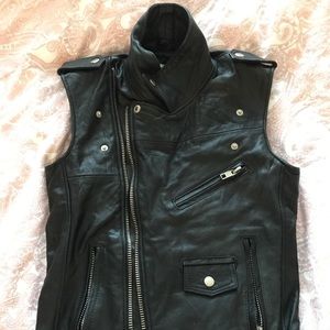 Deadwood Leather Vest Jacket